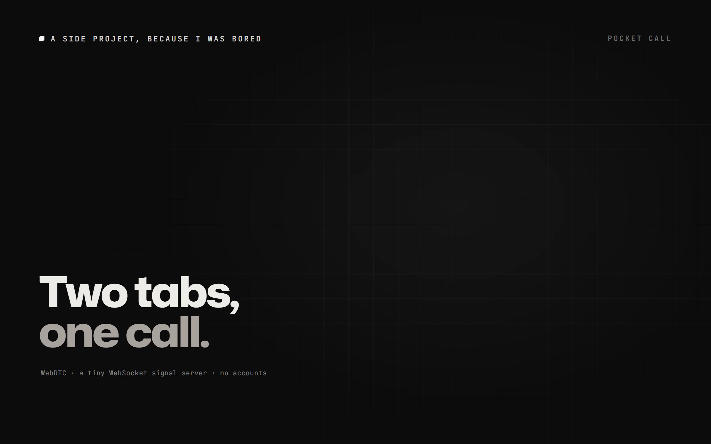Pocket Call | Jer
