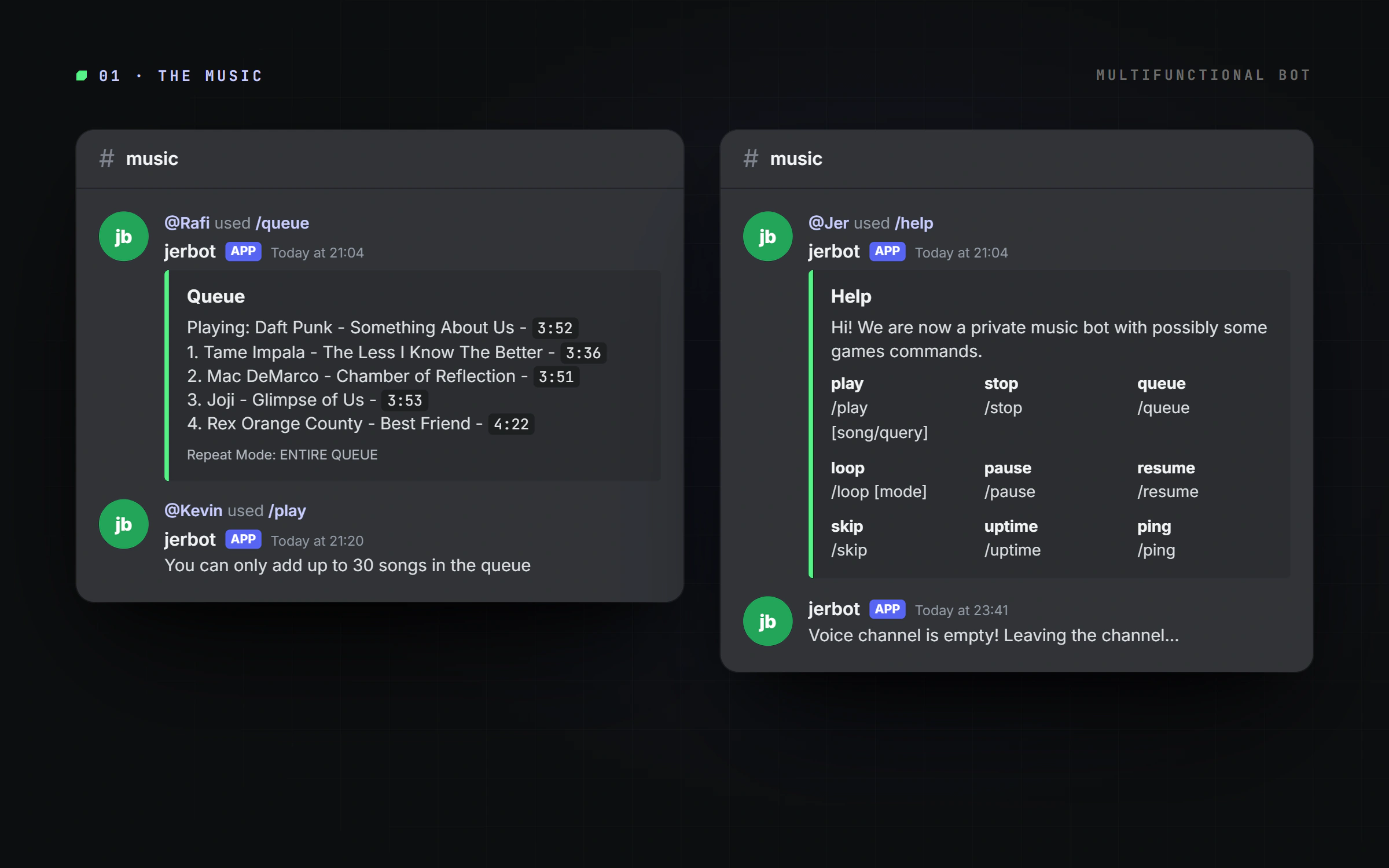 Bot Management System Multifunctional Bot | Jer